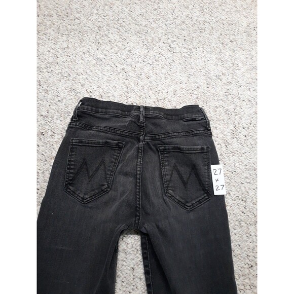 27 MOTHER mid-rise button fly The Stunner Skinny ripped distressed - Picture 4 of 10